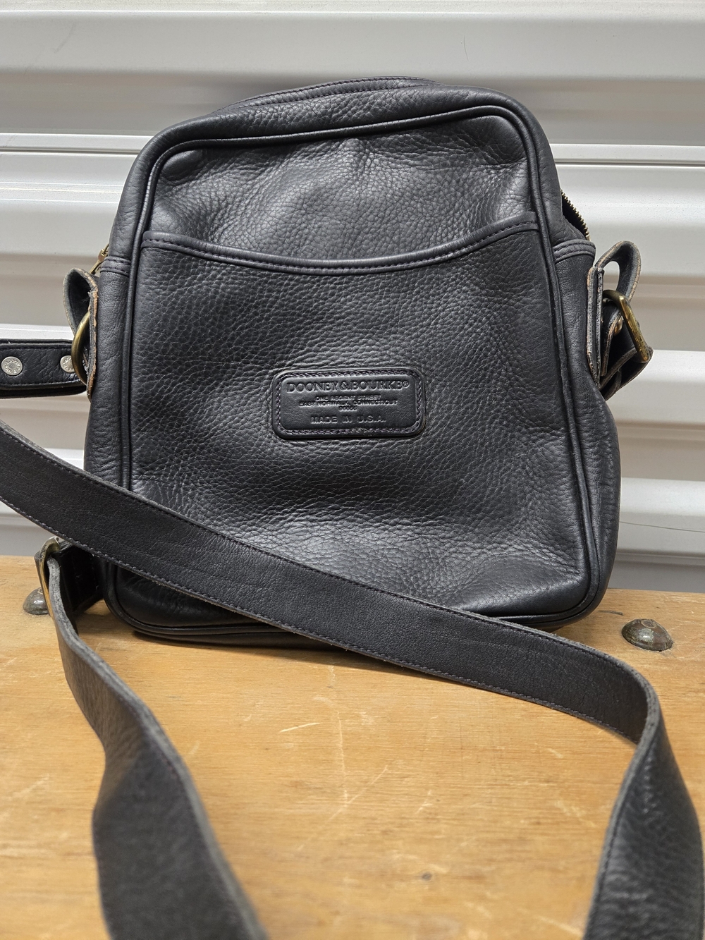 Dooney & Bourke Black Leather Crossbody Bag